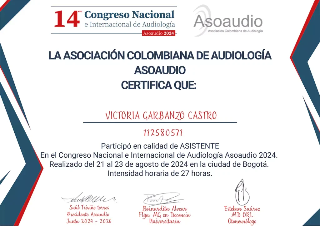 Audiología Asuadio 2024